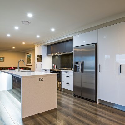 Frances Robinson | Acrygloss White and Charcoal