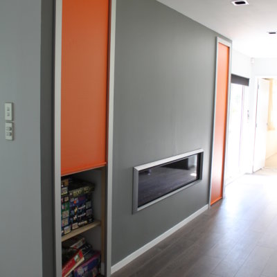 Melteca Energize roller door to cover games