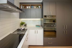 Sage-Doors-Invisedge-Black-Naturale-Kitchen-Laseredge-Perfect-Order-Kitchen-Design-Snowdrift-Grey-Timber