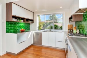 White Invisedge Doors - Sarah Burrows Design + Kellie Extence Photography - Alt View