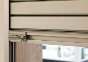 Sage Commercial Servery RollerDoor - Anodized Aluminium lock, handle & track