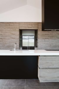 Annika Rowson Kitchens - Timbalook Hokitika Acrymatte Eclipse