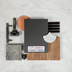 Acrymatte Thunder Flatlay