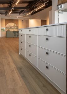 Sage Doors Opticoat drawer fronts kitchen Georgia Pennsylvania Macadamia Satin