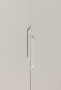 Sage Doors Opticoat inset handle with variations on Opticoat Texas 22mm Milk Satin