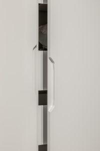 Sage Doors Opticoat inset handle with variations on Opticoat Texas 22mm Milk Satin