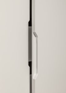Sage Doors Opticoat inset handle with variations on Opticoat Texas 22mm Milk Satin