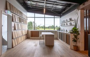 Sage Doors showroom samples area