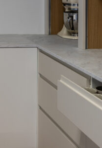 Sage Doors Opticoat J handle Almond Matte